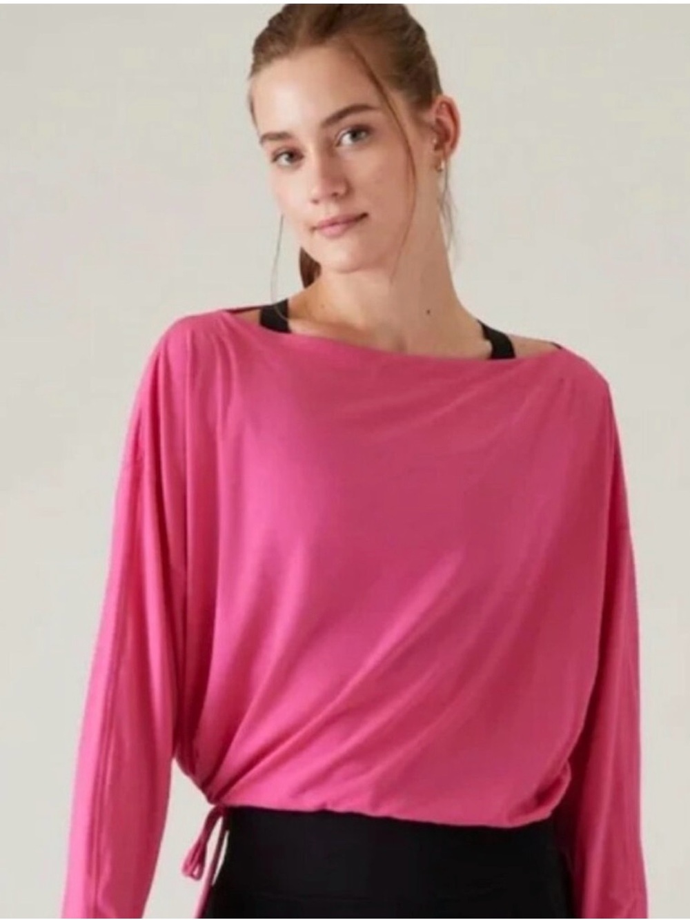 Athleta Pink Cool Down Top Size XXS